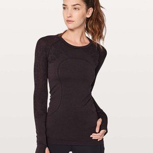 Black Long Sleeve Swiftly Lululemon